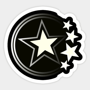 White Star Sticker